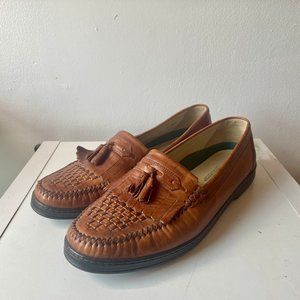 Florsheim Comfortech Brown Tassel Loafers 10.5
